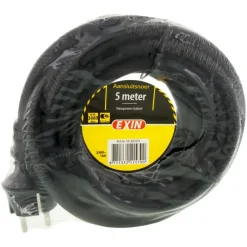 Aansluitsnoer 3x1.5mm² Neopreen 5 Meter Zwart