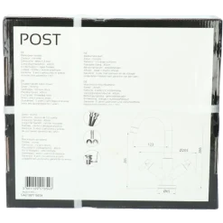 Absolut Post 2-knops wastafelkraan Chroom