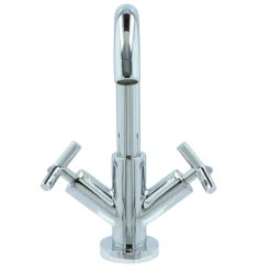 Absolut Post 2-knops wastafelkraan Chroom