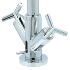 Absolut Post 2-knops wastafelkraan Chroom