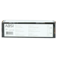 Absolut thermostatische douchekraan Absi Zwart 15cm