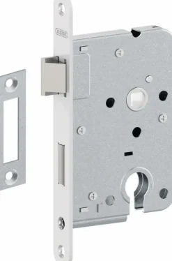 Abus cilinderslot voorplaat wit