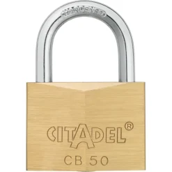 Abus Citadel hangslot 50 mm messing