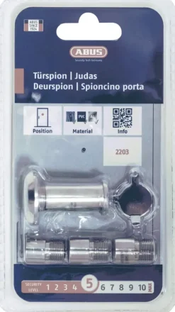 Abus deurspion nikkel