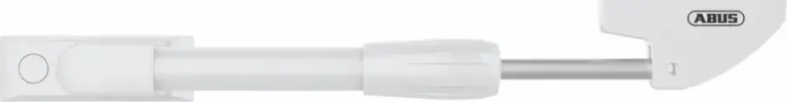 Abus raamuitzetter telescopisch buiten draaiend - wit - 20cm