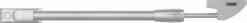 Abus raamuitzetter telescopisch buiten draaiend - zilver - 30cm