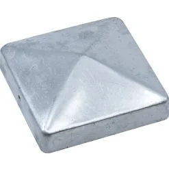 Afdekkap piramide tuinpaal verzinkt 9x9 cm