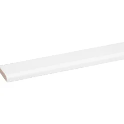 Afdeklijst grenen wit gelakt 5x22mm 270cm