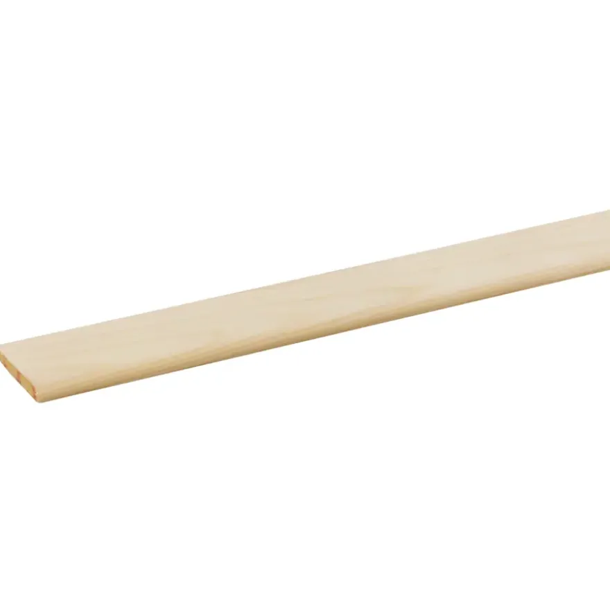 Afdeklijst grenen 6x44 mm lengte 270 cm