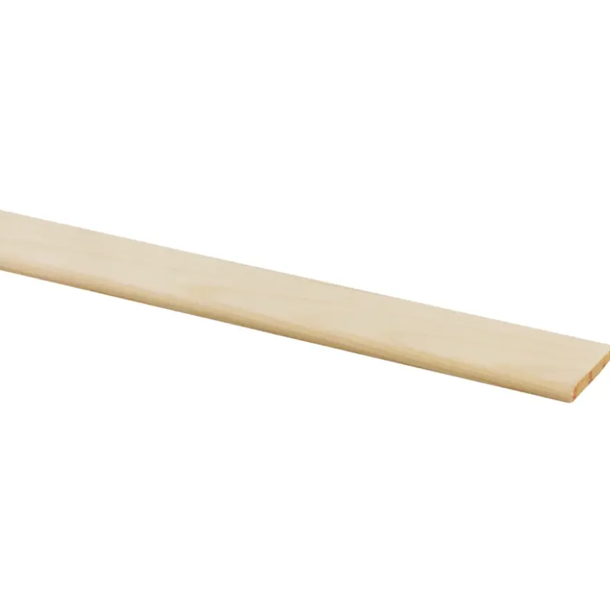 Afdeklijst grenen 6x44 mm lengte 270 cm