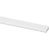 Afdeklijst grenen 5x22 mm wit gegrond lengte 270 cm