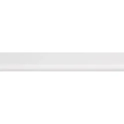 Afdeklijst grenen 5x22 mm wit gegrond lengte 270 cm