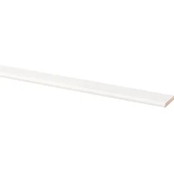 Afdeklijst grenen 4x30 mm wit lengte 270 cm
