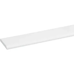 Afdeklijst grenen 4x30 mm wit lengte 270 cm