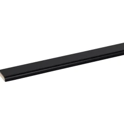 Afdeklijst grenen zwart gelakt 5x22mm 270cm