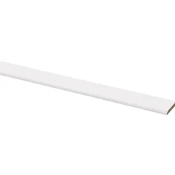 Afdeklijst MDF wit folie 4x30 mm 260 cm