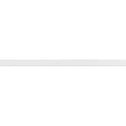Afdeklijst MDF 4x22 mm wit lengte 260 cm