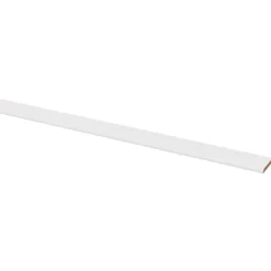Afdeklijst MDF zelfklevend wit 4x30 mm lengte 260 cm