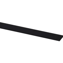 Afdekprofiel kunststof 2x30 mm lengte 260 cm zwart