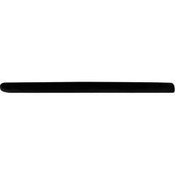Afdekprofiel kunststof 2x30 mm lengte 260 cm zwart