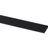 Afdekprofiel kunststof zwart zelfklevend 2x30mm 260cm