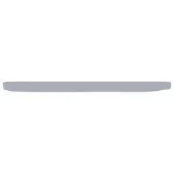 Afdekprofiel kunststof RVS look zelfklevend 2x30mm 260cm