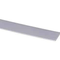Afdekprofiel kunststof RVS look zelfklevend 2x30mm 260cm