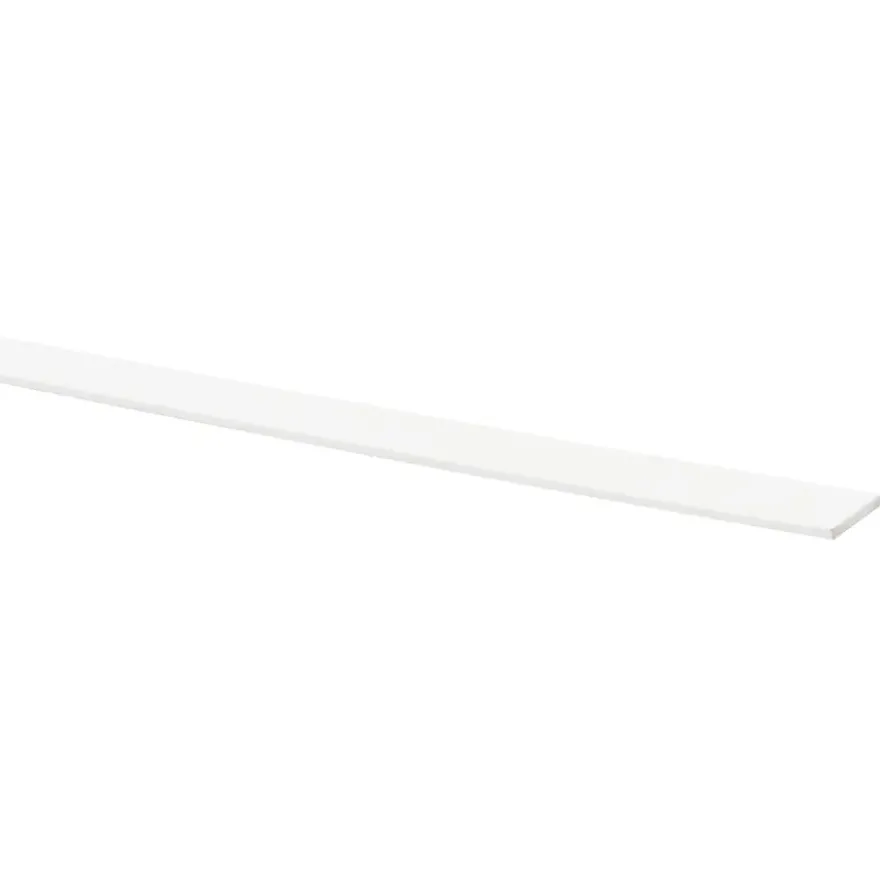 Afdekprofiel kunststof wit 2x20 mm lengte 260 cm
