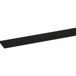 Afdekprofiel zelfklevend kunststof zwart 2x20mm 260cm