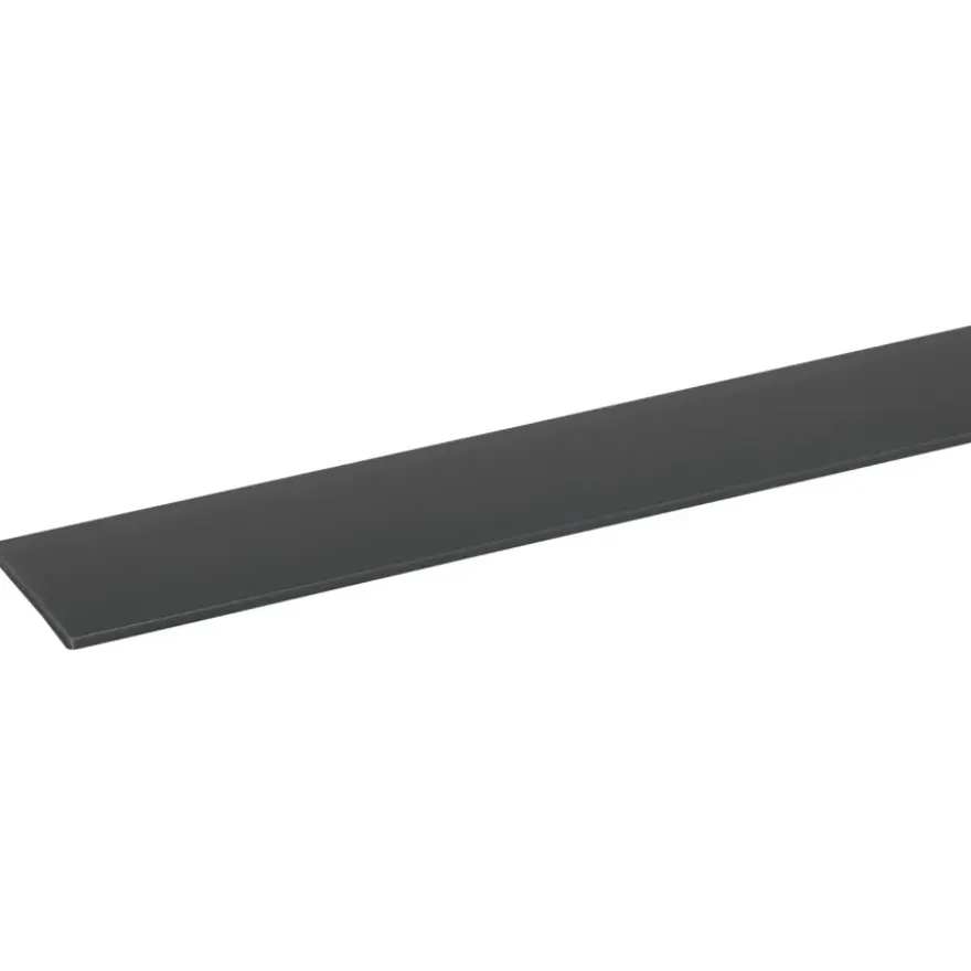 Afdekprofiel zelfklevend kunststof antraciet 2x30mm 260cm