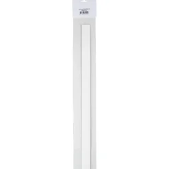 Afplakstrook 60,5x2,8cm Wit 2 stuks