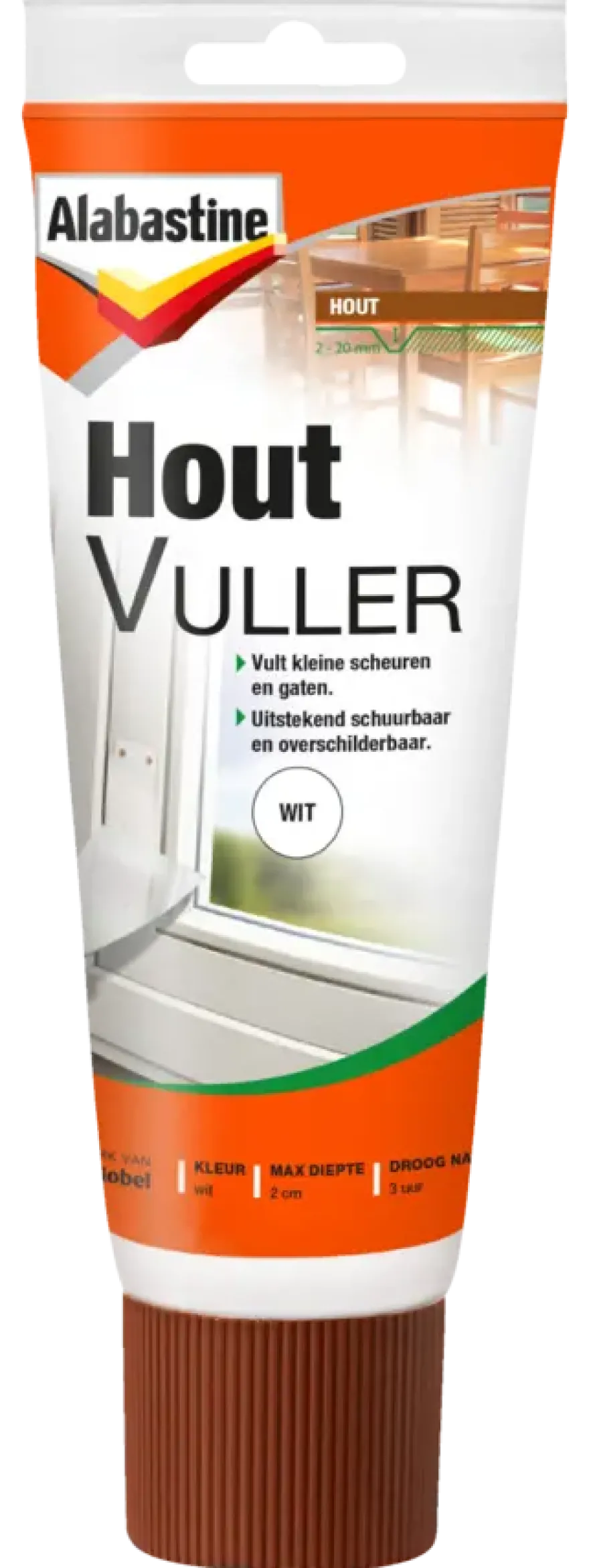 Alabastine houtvuller wit 330 g