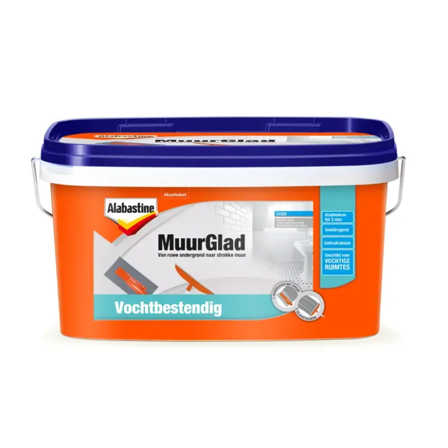 Alabastine MuurGlad vochtbestendig 5 liter