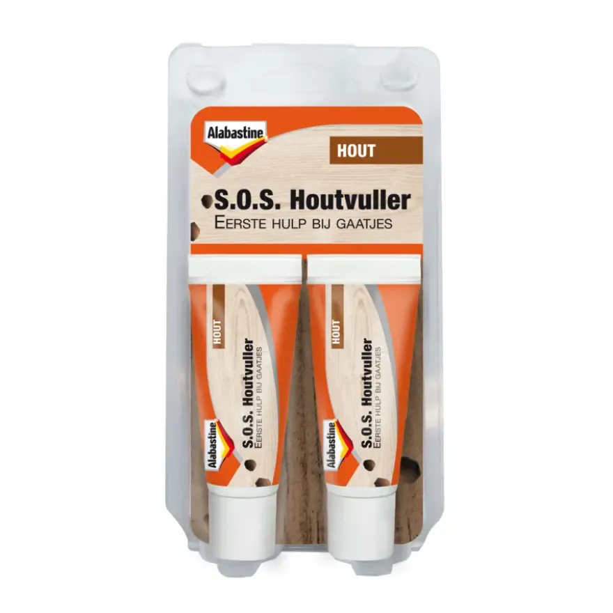 Alabastine SOS houtvuller wit 2 x 20 ml