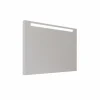 Allibert badkamerspiegel Atlas met verlichting rechthoek 100 x 70 cm RVS