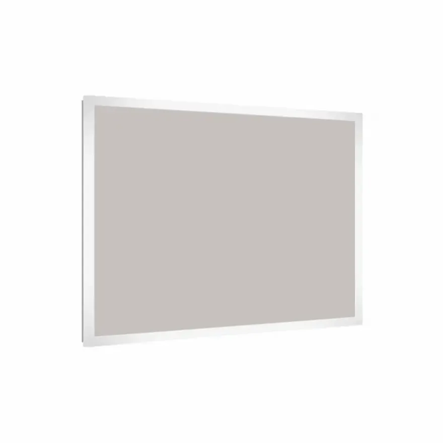Allibert badkamerspiegel Kold met verlichting rechthoek 100 x 80 cm RVS