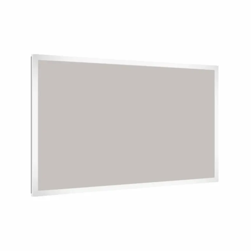 Allibert badkamerspiegel Kold met verlichting rechthoek 120 x 80 cm RVS