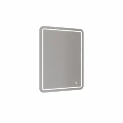 Allibert badkamerspiegel Kruz met verlichting rechthoek 60 x 80 cm RVS