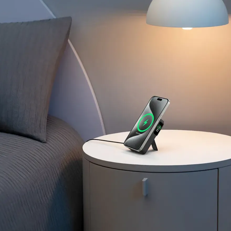 Anker MagGo draadloze powerbank magnetisch snelladen 10.000 mAh zwart