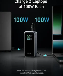 Anker Prime powerbank snelladen 20.000 mAh (200W)