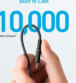 Anker 322 USB-C naar USB-C kabel snelladen 1 m zwart