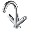 Aqualino Wastafelkraan Fortore 2-knops met Waste Chroom
