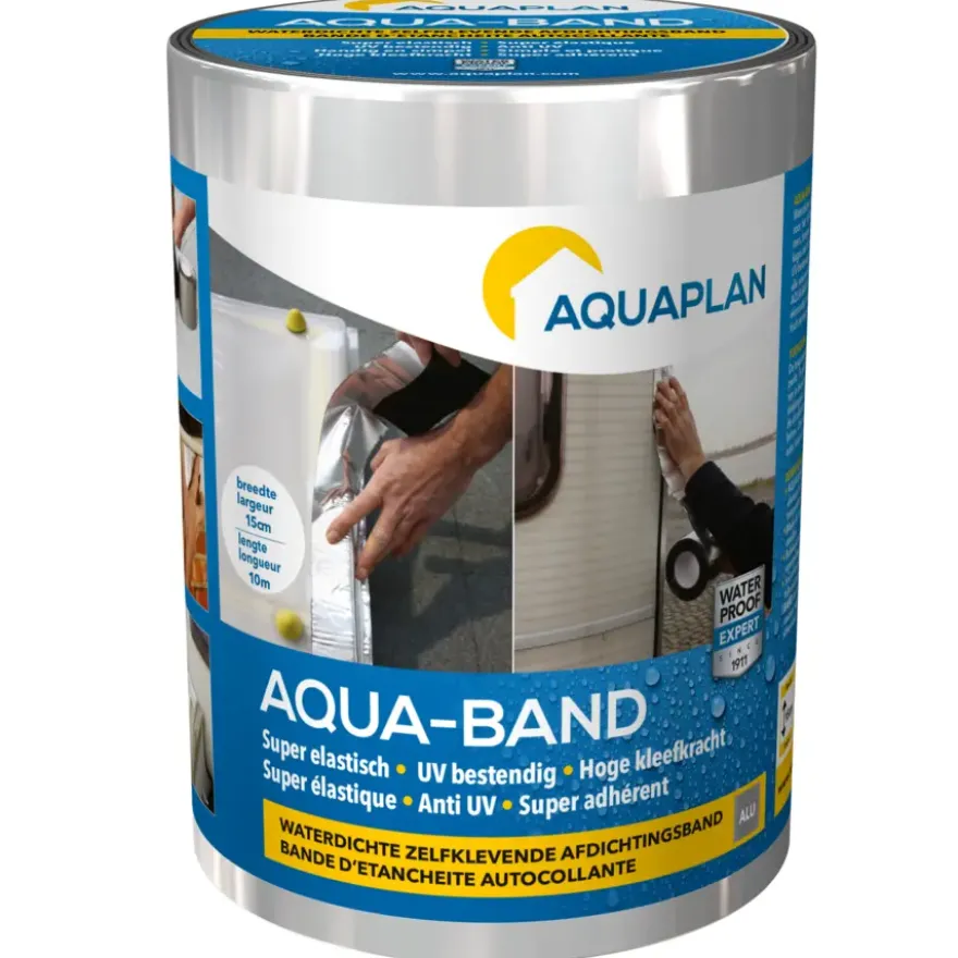 Aquaplan Aqua-band afdichtingsband aluminium 15 cm x 10 m