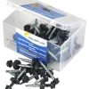 Aquaplan Aqua-pan schroef met dichtingsring antraciet 35 mm 40 stuks
