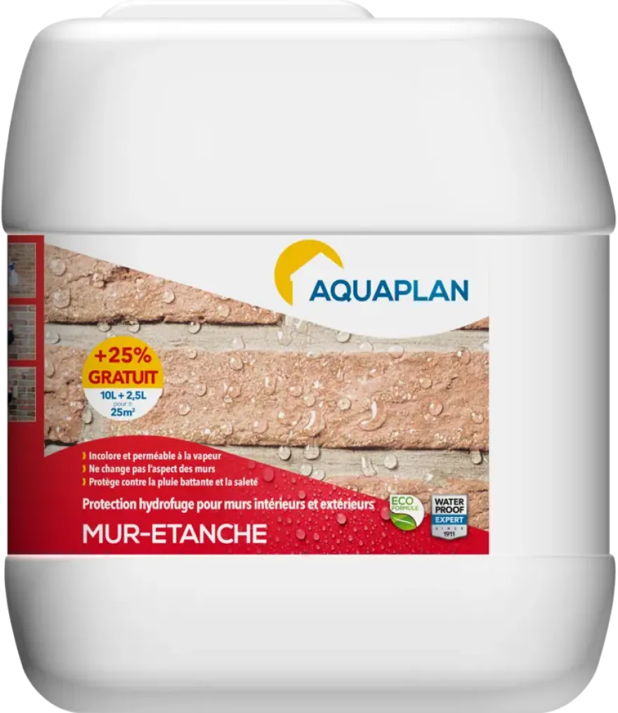 Aquaplan Muur-Dicht coating 10 liter + 25% gratis