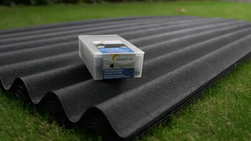 Aquaplan Topline golfplaat bitumen zwart 200 x 86 cm