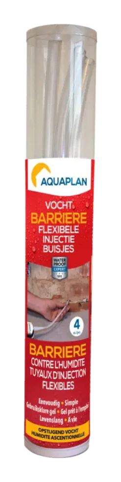 Aquaplan vochtbarrière injectiebuisjes 4 stuks