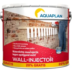 Aquaplan Wall-injector vochtwering door injectie navulling 10 liter