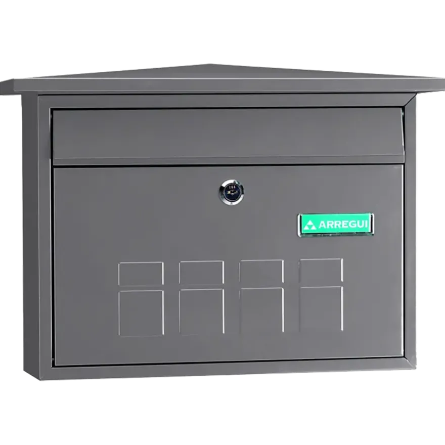 Arregui Brievenbus Deco Grijs