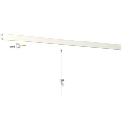 Artiteq Click Rail schilderij ophangsysteem compleet 4 meter wit RAL 9016 overschilderbaar